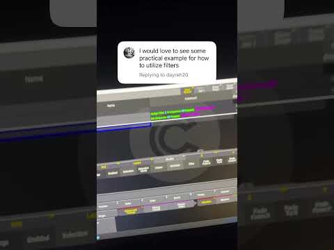 Unique Way to Use Filters in grandMA3! 💡 Would You Try This? #lightingdesign