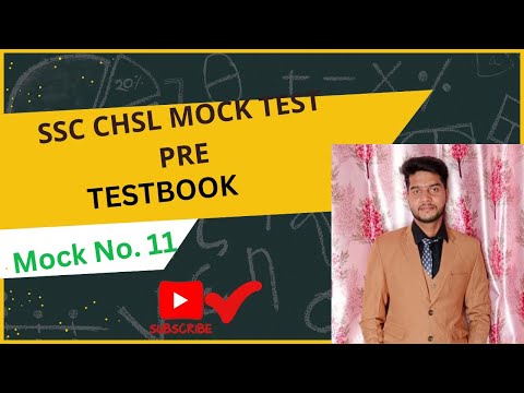 SSC CHSL TESTBOOK PRE MOCK TEST NO.11