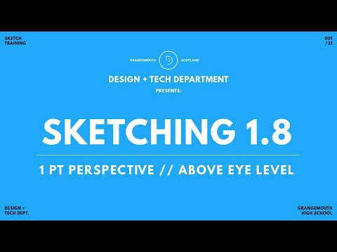 SKETCHING 1.8 // 1PT - ABOVE EYE LEVEL