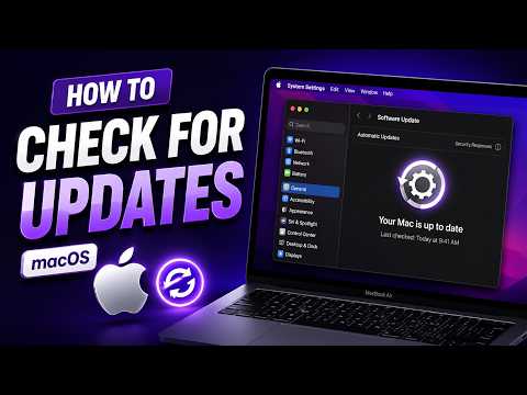 How to Check for Updates in Mac OS Computer