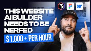 This Website AI Builder Needs To Be Nerfed - $1,000 + per hour!