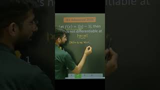 Crack Differentiability! 🧩 JEE Advanced PYQ Solved! 🔍#jeemains  #jeeadvanced  #mathshorts