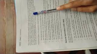 First Generation and Second Generation of computers