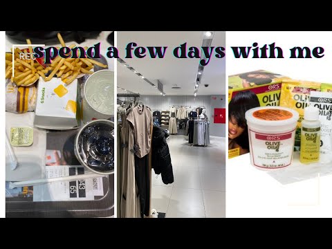 VLOG💫 :RELAXING MY HAIR|A LITTLE UNBOXING | A LITTLE SHOPPING and more#foryou