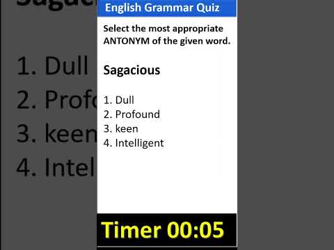 Antonyms | vocabulary for ssc mts 2023 | general English for ssc cgl , afcat , cuet preparation
