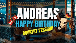 🎂 Cowboy-Vibes für Andreas – So klingt dein Geburtstag im Wilden Westen! 🤠