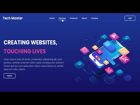 create a beautiful website using HTML&CSS | step by step
