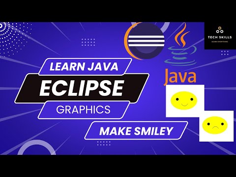 How to draw smiley in Java by using Eclipse| Java for Beginners