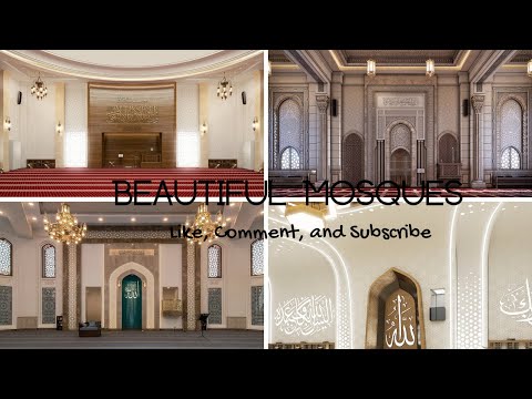 Beautiful Mosques Interior Ideas- Modern Mosque Design- Unique Mosque-Islamic- Masjid design