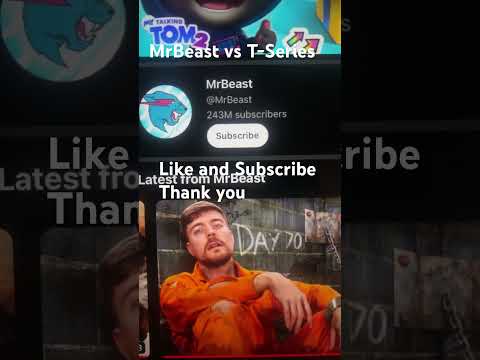 MrBeast vs T-Series @MrBeast