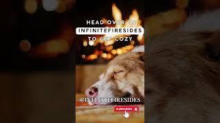 Stay Cozy Forever--Subscribe to InfiniteFiresides! 🔔🔥  #cracklingfire #firesideglow #holidayambience
