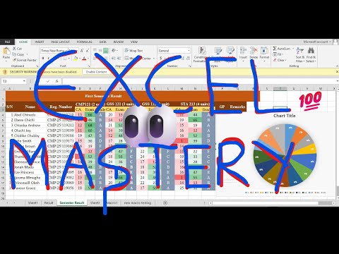 Part 2. Excel Data Science and Analysis. Mastery Course: #DataAnalysis #DataScience