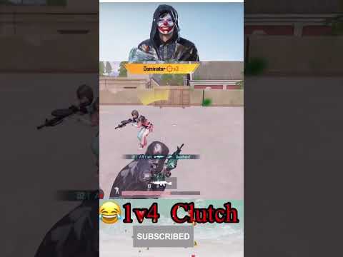😂Wait for End | quick 1v4 Clutch Bgmi | 1v4 easy clutch #shorts #pubgmobile @JONATHANGAMINGYT@AMOPji