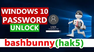 Unlock PC with Bash Bunny #windows10 #hak5 #password #comedy #bashbunny