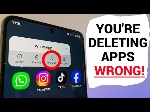 Deleting APPS makes your phone slow and STORAGE FULL. Don't DO THIS!