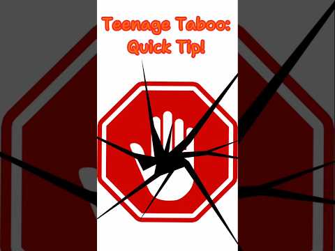 Teen Talk: Quick Tip #teenagers #taboos #teenissues