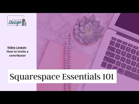 How to invite a contributor to your Squarespace website
