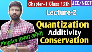 Physics Class12 Chapter1 |What is Quantization of charge | Additivity | Lecture2 JEE/NEET | Abhishek