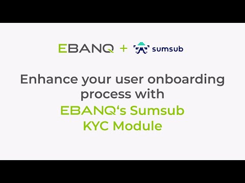 EBANQ Sumsub KYC Module - How to Enable