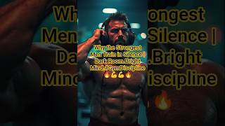 Why the Strongest Men Train in Silence | Dark Room.Bright Mind.#GymDiscipline#TrainInSilence#shorts