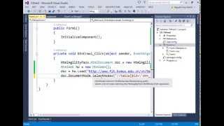 V06 - Web scraping with HtmlAgilityPack