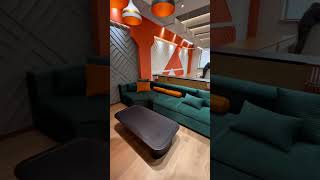 Turnkey office furniture made of tile materials and wall and floor finishing evaluate our work#home