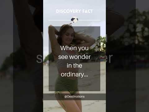 Wonder in the ordinary… #facts #travel #tourism #discovery #growth