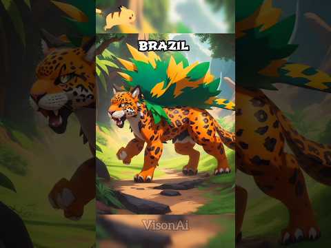 Countries as Pokemon (Part-5)🤯💥 generated using Ai 🔥 #ai #midjourney #shorts #pokemon