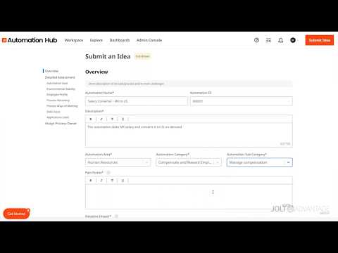 UiPath Automation Hub Demo - by JOLT Advantage Group