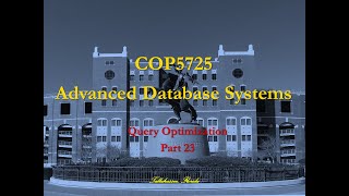 Query Optimization Part 23