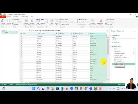 Replace Multiple Values in Power Query with ONE Step | Data Cleaning Tutorial + Free Dataset