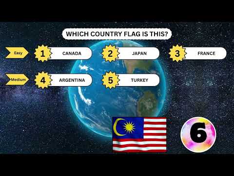 Guess the Country Flag Challenge 🌍 | Easy to Expert Levels | Can You Score 10/10?