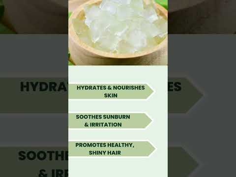 unlock glowing skin & healthy hair naturally with Lavaya Aloe Vera Gel