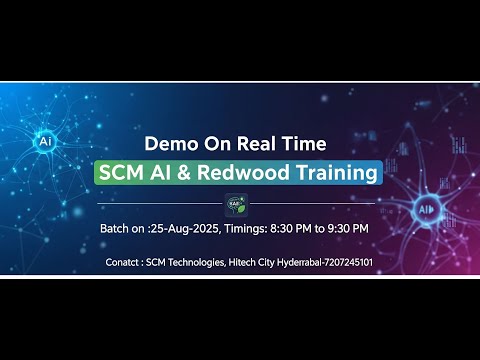 SCM Cloud AI Edition: Real-Time Functional Consultant Training