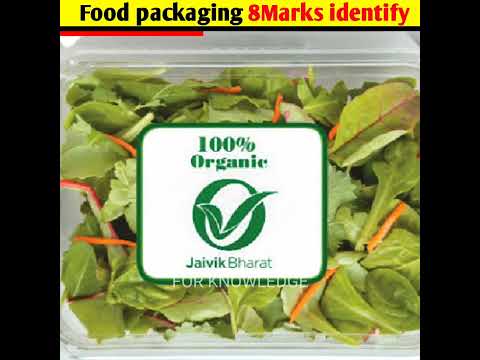 Food packaging 8 marks identify असली सच्चाई  #shorts #foods #paking