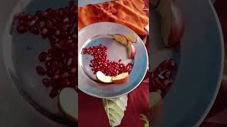 Duck 🦆 with Apple 🍎 pomegranate, #fruit #food #supersaladdecorationideas #diy #fruitideas