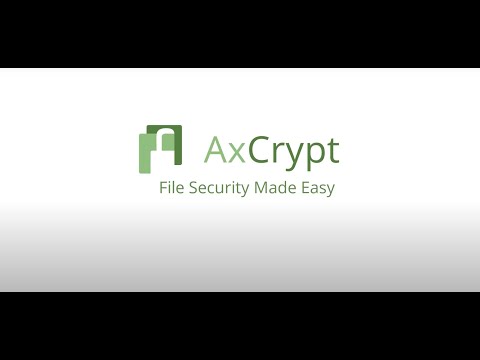 AxCrypt - File Security Made Easy