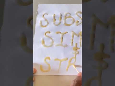 Magical Milk Art - Creating Subscribe Visual with Milk Invisible ink. #experiment #sciencefun