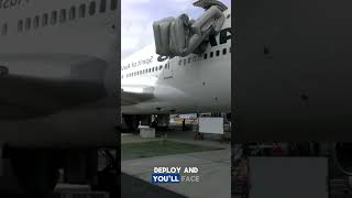 Airplane Emergency Slide Deployment Test