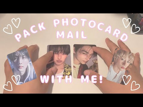 pack enhypen & txt photocards with me while I yap about kpop! part 8