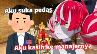 Pelayan Restoran di Amerika Penasaran Sama Saus Sambal yang Dibawa Ollie | Kureiji Ollie Hololive ID