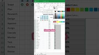 Track progress like a pro style #excel #exceltips #exceltutorial
