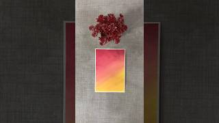 Blending Vibrant Sunset Shades | Satisfying Color Gradient | shorts | art | acrylic #art #drawing