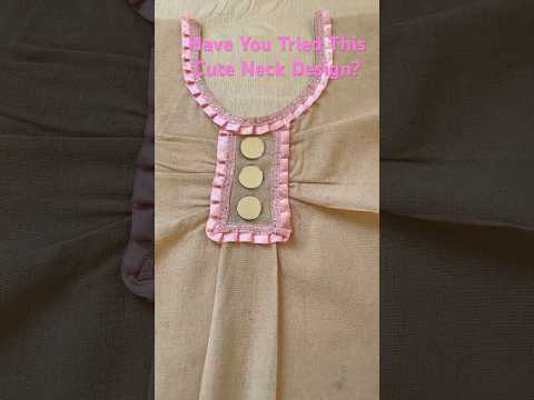 Adorable Neck Design Idea for Kurti and Blouse#tutorial #lace #sewingtutorial #viral #fashion#foryou