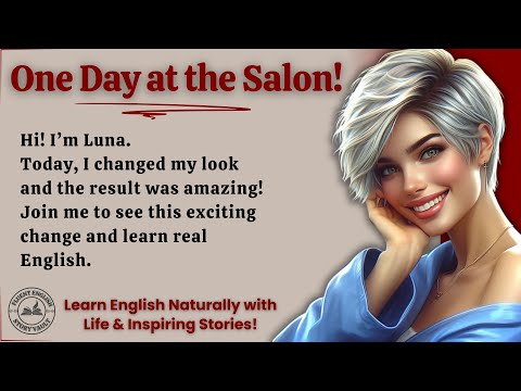 Luna’s Haircut Story Level 1 💇‍♀️| Hair Salon English Vocabulary A1