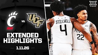 Cincinnati vs. #25 UCF Extended Highlights | 2025-26 Big 12 Men's Basketball