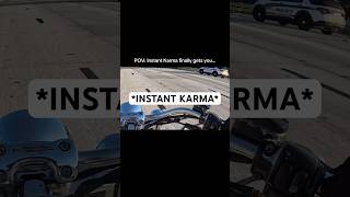 POV: Instant karma finally gets you… #motorcycle #bike #shorts #police #biker #funny #fyp #motovlog