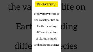 Biodiversity | Biodiversity definition | Biodiversity in biology | What is biodiversity