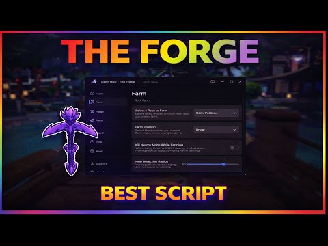 THE FORGE Script Pastebin 2026 AUTO FARM,  ORE SKIPPER, INSTANT FORGE, AUTO MOB (NO KEY)