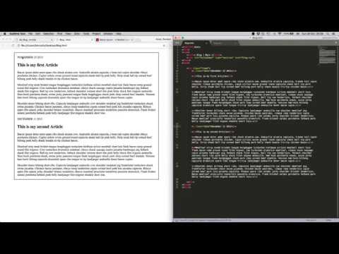HTML & CSS - Creazione di una pagina di Blog